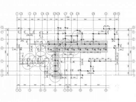 16层带架空层剪力墙住宅楼结构CAD施工图纸(地下室顶板) - 2