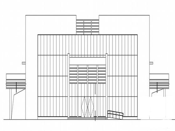 2层世纪中心现代会所建筑施工CAD图纸(地下室平面图) - 1