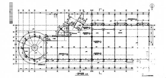3层塔式尖顶会所建筑施工CAD图纸 - 3