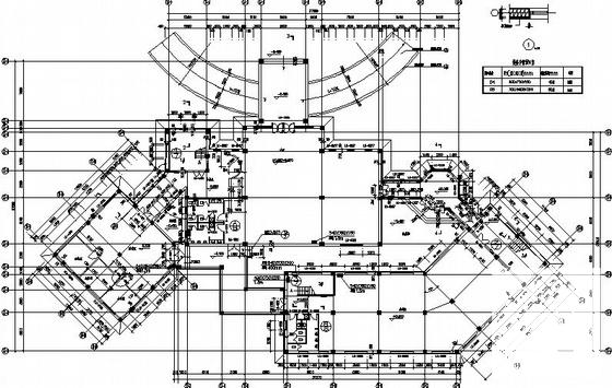 2层欧式大型会所建筑施工CAD图纸 - 3