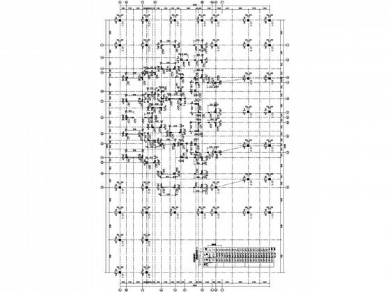 21层框剪综合楼结构CAD施工图纸(桩基、独基)(梁平法配筋图) - 3
