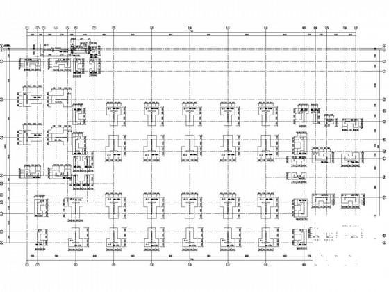 6层剪力墙住宅楼结构CAD施工图纸(条基、独基) - 2