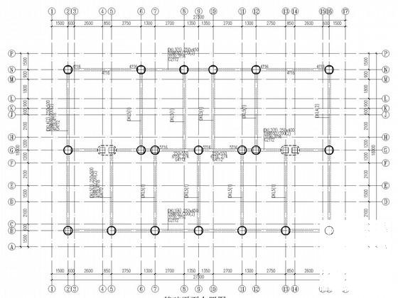 6层自建地移民房框架结构CAD施工图纸(平面布置图) - 2