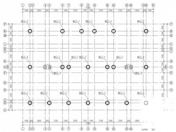 6层自建地移民房框架结构CAD施工图纸(平面布置图) - 3
