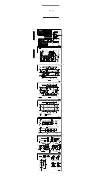 2层中学食堂建筑CAD施工图纸 - 4