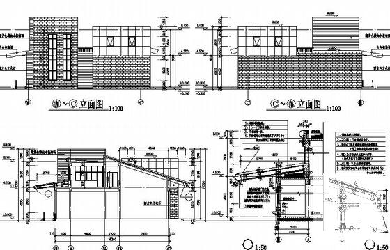 2层高尔夫会所建筑施工CAD图纸(卫生间详图) - 2