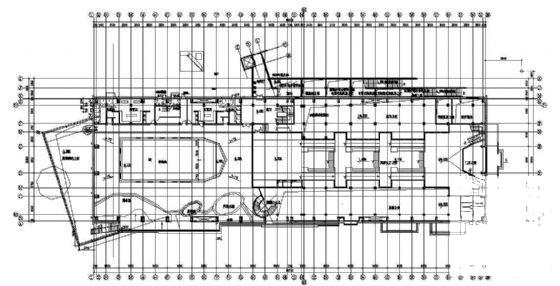 局部4层体育会所建筑CAD施工图纸 - 3