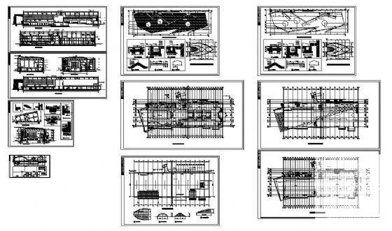 局部4层体育会所建筑CAD施工图纸 - 4