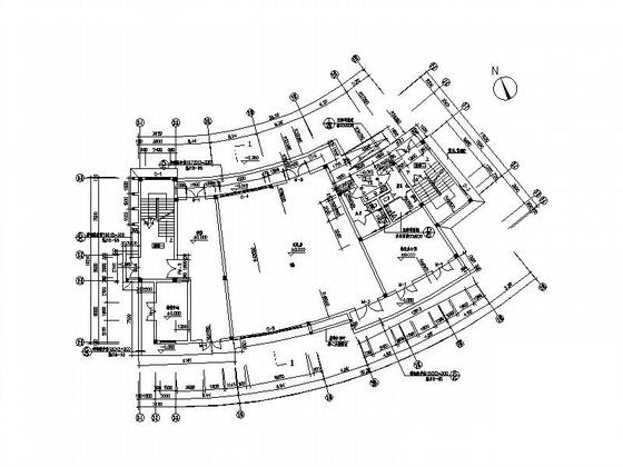 拆迁安置项目2层配套中心建筑CAD施工图纸 - 3