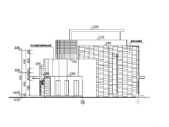 拆迁安置项目2层配套中心建筑CAD施工图纸 - 4