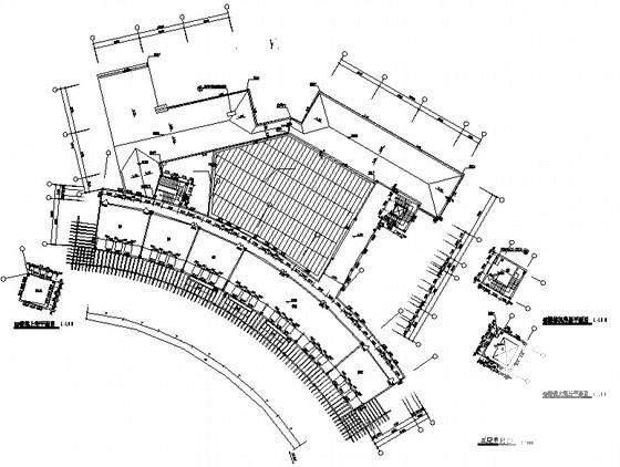 中海风格5层五星级会所建筑施工CAD图纸 - 3