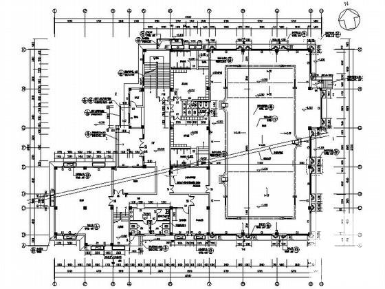 国际花园3层欧式高档商业会所建筑施工CAD图纸 - 3