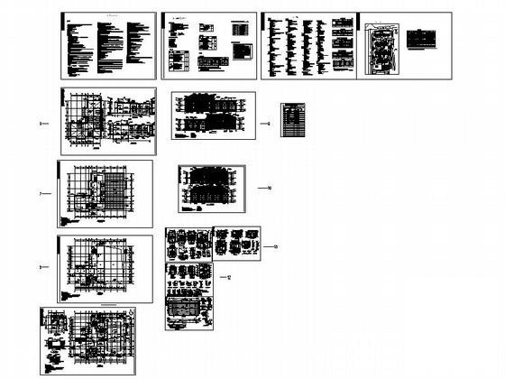 国际花园3层欧式高档商业会所建筑施工CAD图纸 - 5