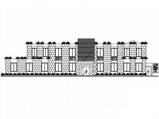 著名饭店建筑CAD施工图纸 - 1