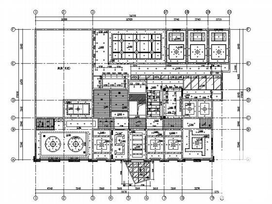 著名饭店建筑CAD施工图纸 - 3