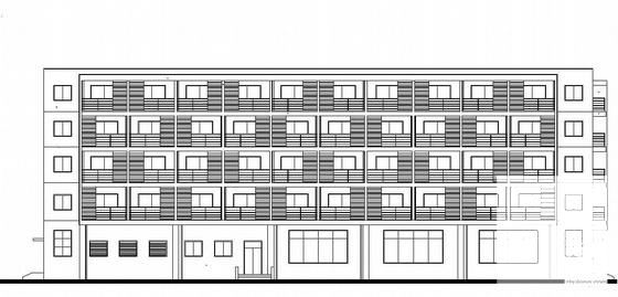 5层会所建筑施工CAD图纸(卫生间详图) - 1