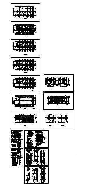 5层会所建筑施工CAD图纸(卫生间详图) - 4