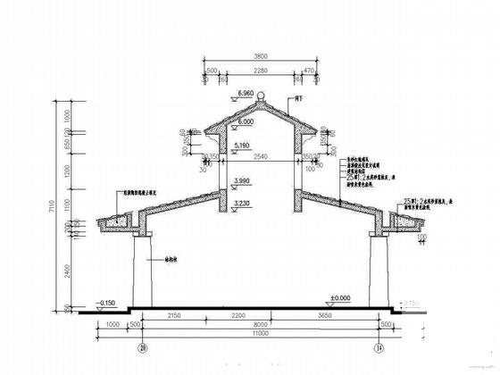 湖滨公园会所建筑施工CAD图纸(门窗节点详图) - 2