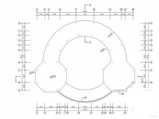湖滨公园会所建筑施工CAD图纸(门窗节点详图) - 3
