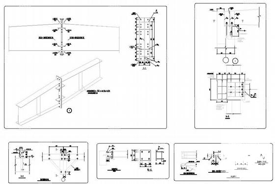 框架主体轻钢屋面综合活动中心结构CAD施工图纸 - 4