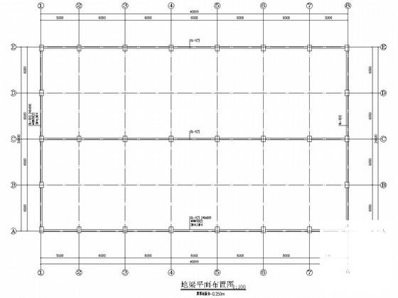 地上单层门式刚架结构蔬菜大棚结构CAD施工图纸(柱下独立基础) - 2