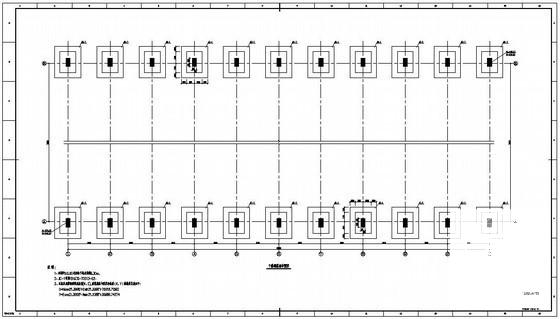 大跨度干煤棚建筑结构CAD施工图纸 - 2