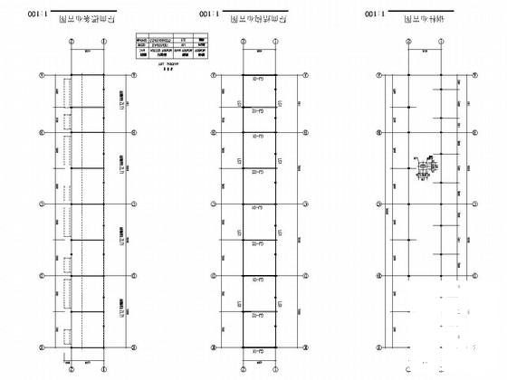 钢结构生产基地垃圾房结构CAD施工图纸 - 1