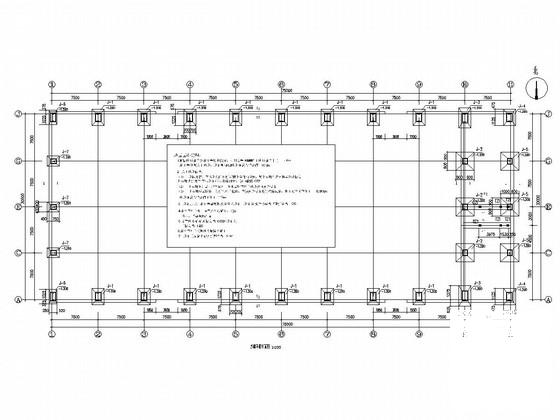 单层门式刚架结构厂房结构CAD施工图纸 - 1