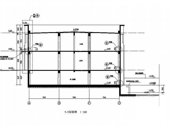 居住区2层会所建筑施工CAD图纸 - 2