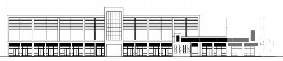 2层小区商业会所中心建筑施工CAD图纸(钢筋混凝土结构) - 1