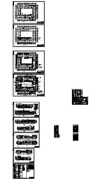 2层小区商业会所中心建筑施工CAD图纸(钢筋混凝土结构) - 4