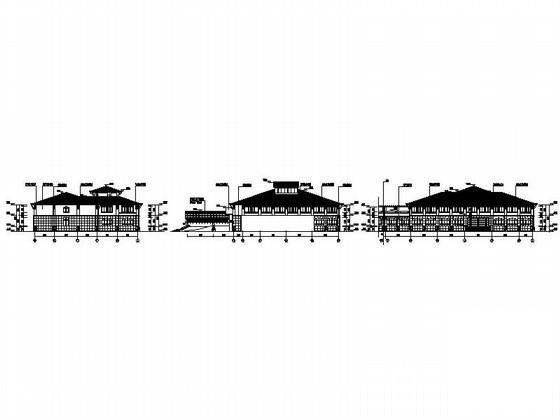 2层欧式高尔夫会所建筑施工CAD图纸(卫生间详图) - 5