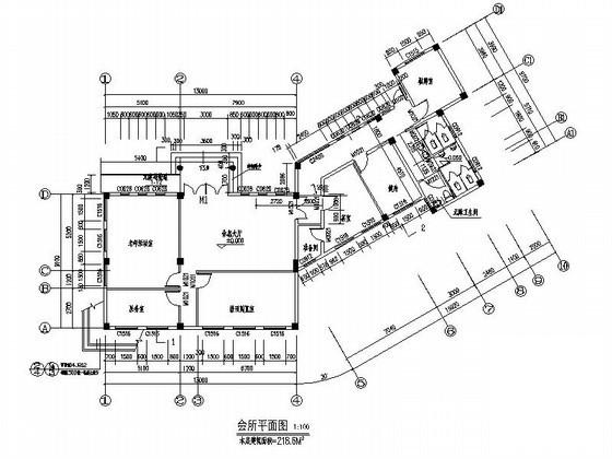 住宅楼小区1层会所建筑施工CAD图纸(节能设计说明) - 3