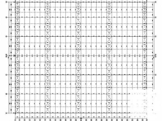 174米跨门式刚架结构农机厂房结构CAD施工图纸（10t吊车）(有限责任公司) - 2