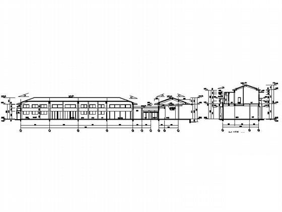 2层会所建筑施工CAD图纸(总平面图) - 2