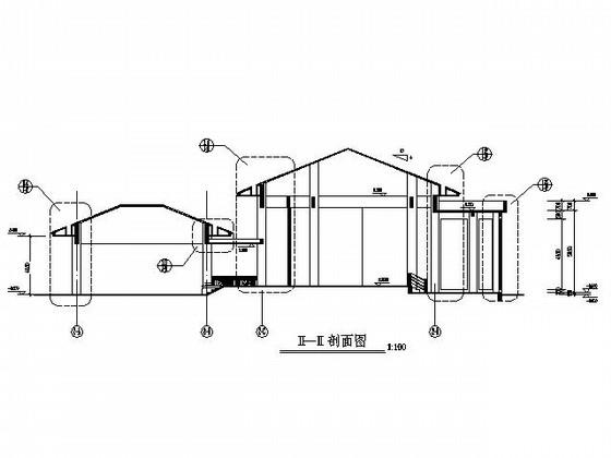 居住区西班牙风格会所建筑施工CAD图纸(儿童乐园) - 2