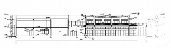 市公司2层职工食堂建筑结构水电CAD施工图纸 - 2