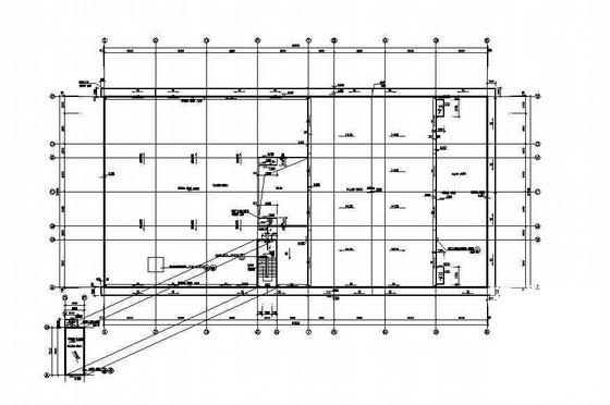 市公司2层职工食堂建筑结构水电CAD施工图纸 - 3