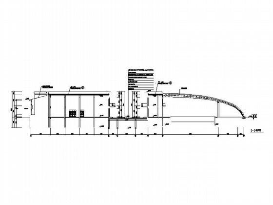 3层娱乐中心建筑施工CAD图纸 - 2