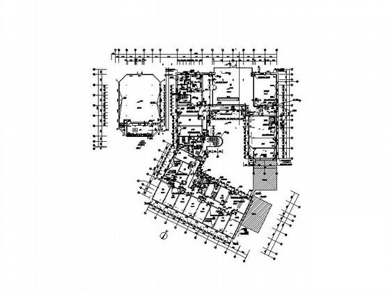 3层四星级休闲娱乐中心建筑施工CAD图纸 - 3