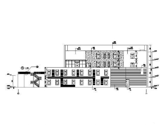 3层四星级休闲娱乐中心建筑施工CAD图纸 - 4
