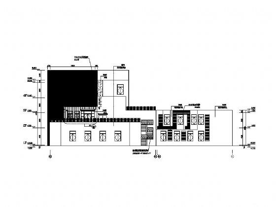 3层四星级休闲娱乐中心建筑施工CAD图纸 - 5