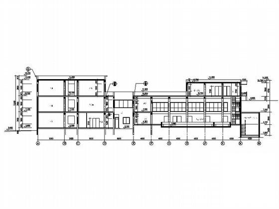 3层温泉会所建筑施工CAD图纸 - 2