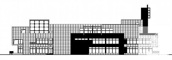 高档小区4层会所建筑CAD施工图纸 - 1