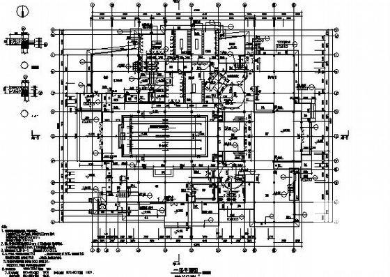 高档小区4层会所建筑CAD施工图纸 - 3