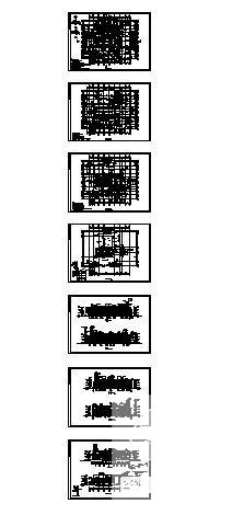 高档小区4层会所建筑CAD施工图纸 - 4