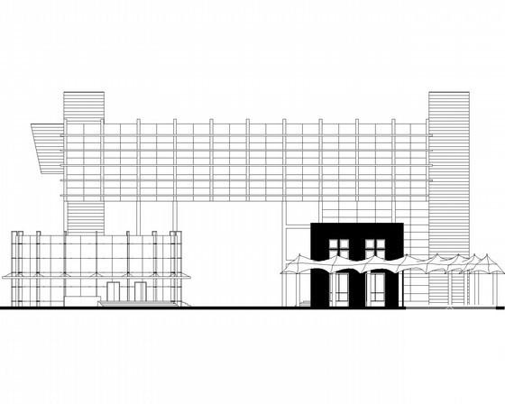 水城5层现代型会所建筑方案设计图纸(平面图) - 1