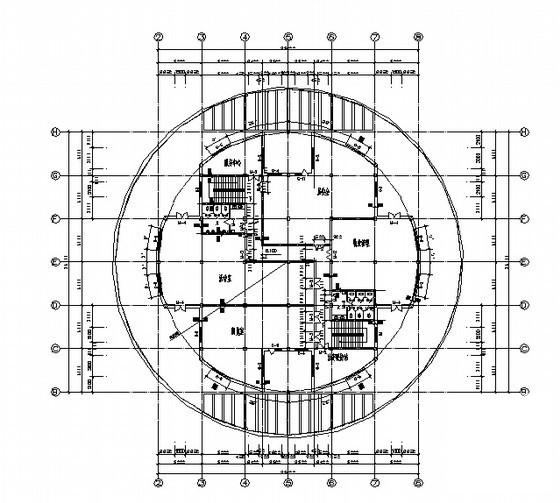 3层会所建筑CAD施工图纸 - 2