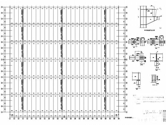 单层门式刚架结构车间厂房结构CAD施工图纸 - 3