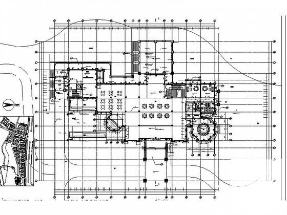 高档别墅区3层欧式会所建筑施工CAD图纸(节点详图) - 3